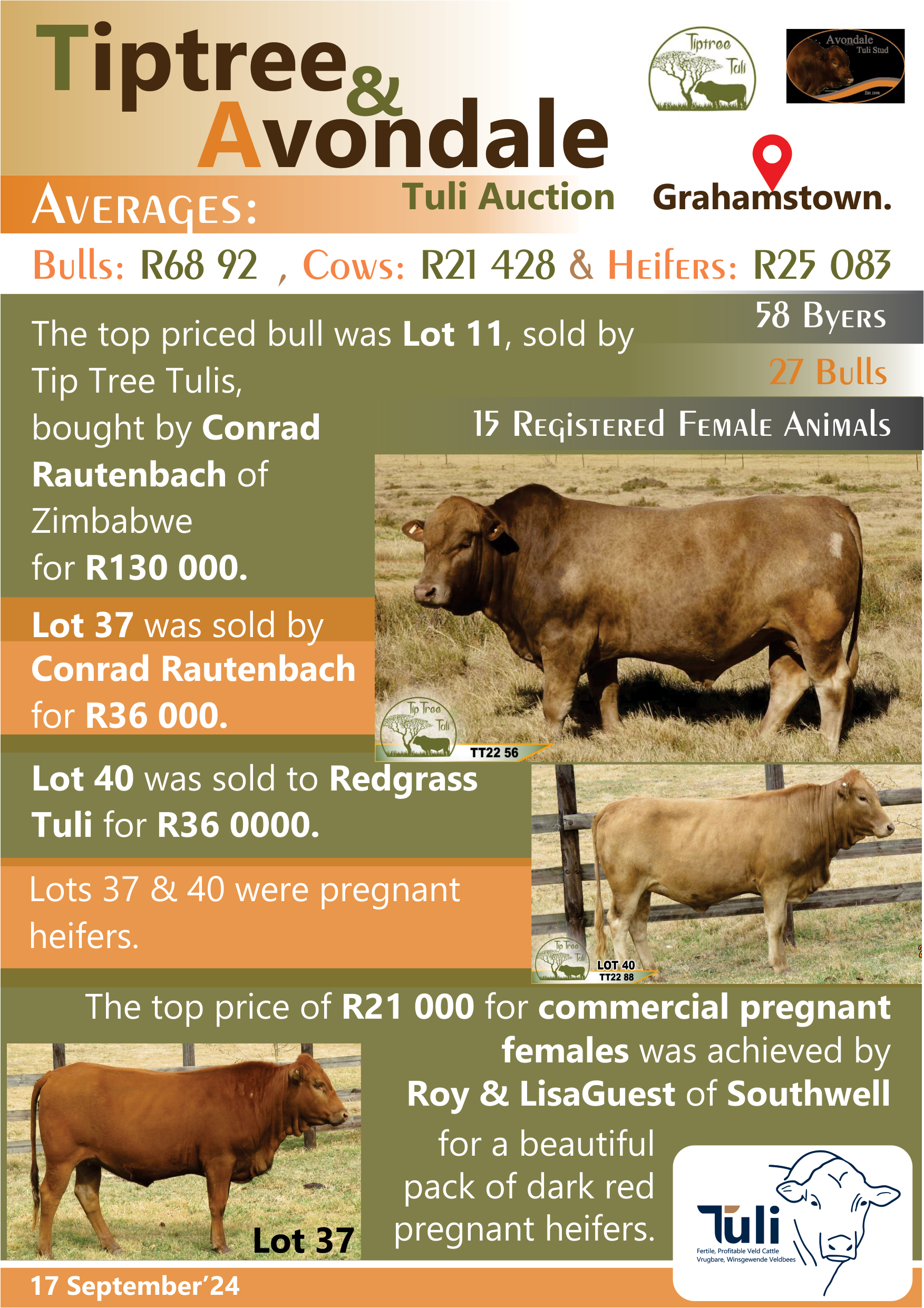 Tiptree and Avondale Results 2024